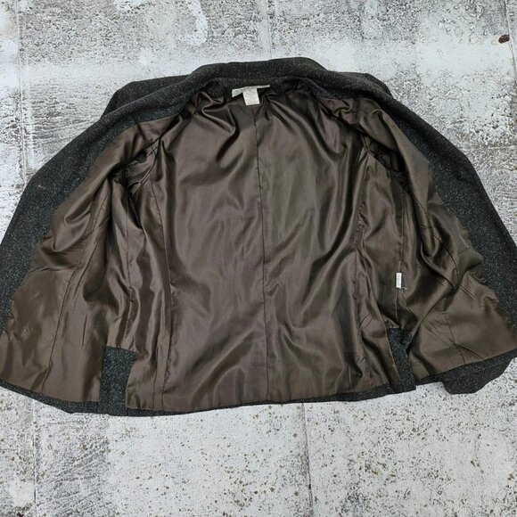 Norton Mcnaughton Women Blazer 100% Wool Two Button Style Jacket Size 10 - Picture 5 of 9